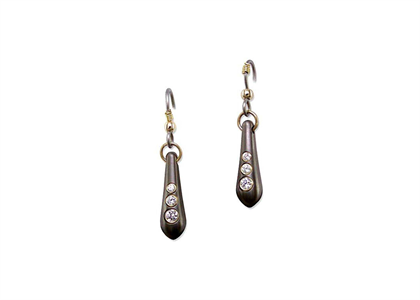 Black Gold Plated | Fashion Earrings